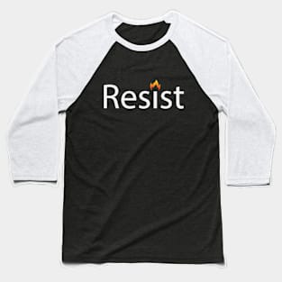 Resist resisting typography design Baseball T-Shirt